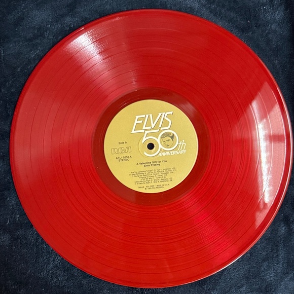 A Valentine Gift for You Elvis Presley Vinyl Record - Picture 3 of 5